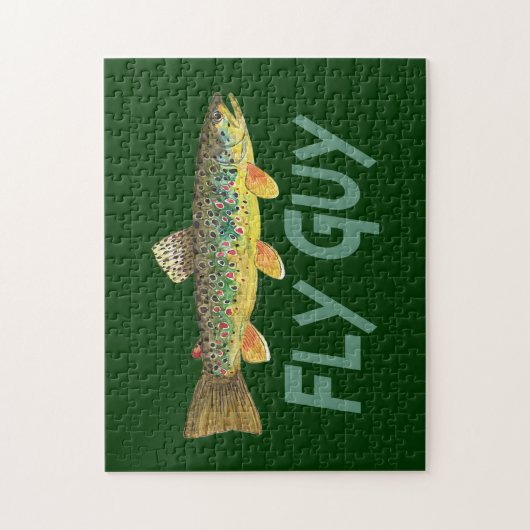 Forellenfischerei Puzzle (Vertikal)