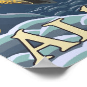 Forellenfischerei Querschnittgebiet - Valdez, Alas Poster (Ecke)