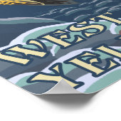 Forellenfischerei Querschnittgelände - West-Gelbst Poster (Ecke)