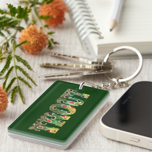 Forellenfischerei Schlüsselanhänger (Vorderseite rechts)