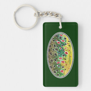 Forellenfischerei Schlüsselanhänger