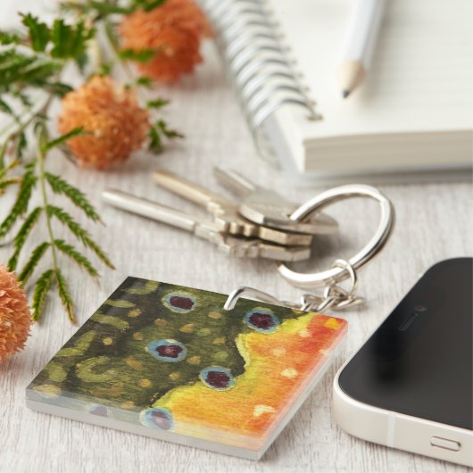 Forellenfischerei Schlüsselanhänger (Vorderseite rechts)