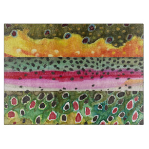 Forellenfischerei Schneidebrett