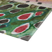 Forellenfischerei Schneidebrett (Ecke)