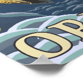 Forellenfischerei - Schurkenfluss, Poster (Ecke)