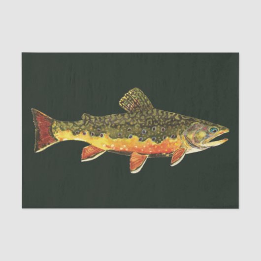 Forellenfischerei Seidenpapier (Vorderseite)