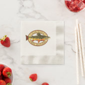 Forellenfischerei Serviette (Beispiel)