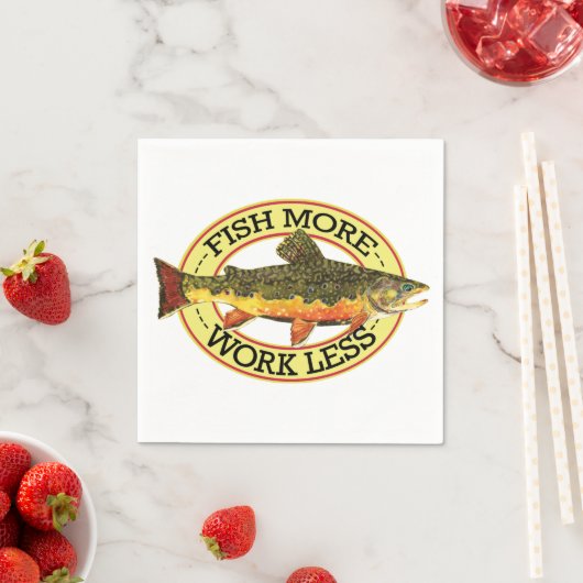 Forellenfischerei Serviette (Beispiel)