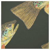 Forellenfischerei Stoff (Muster)