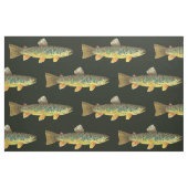 Forellenfischerei Stoff (Yard (91,4 cm))