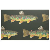 Forellenfischerei Stoff (Fat Quarter (45,7 x 55,9 cm))