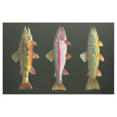 Forellenfischerei Stoff (Yard (91,4 cm))