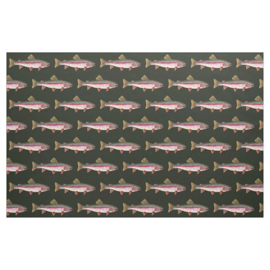 Forellenfischerei Stoff (Yard (91,4 cm))