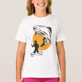 Forellenfischerei T-Shirt (Vorderseite)