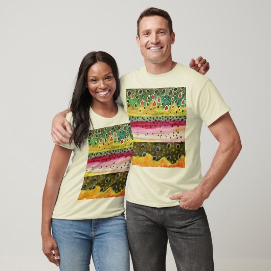Forellenfischerei T-Shirt (Unisex)
