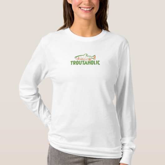 Forellenfischerei T-Shirt (Vorderseite)
