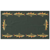 Forellenfischerei Tischdecke (Vorderseite (Horizontal))