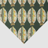 Forellenfischerei - TROUT BUM - Seidenpapier (Ausschnitt)