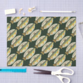 Forellenfischerei - TROUT BUM - Seidenpapier (Handwerk)