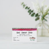 Forellenfischerei Visitenkarte (Stehend Vorderseite)