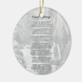 Forellenfischgedicht Keramikornament (Links)