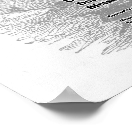 Forellenfischgedicht Poster (Ecke)