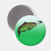Forellenfischmagnet Magnet (Vorderseite/Rückseite)
