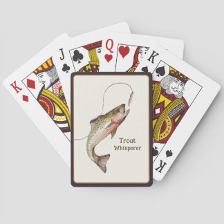 Forellenfischpoker spielkarten