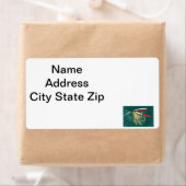 Forellenfliege Fliegenfliege auf grüner (Insitu)