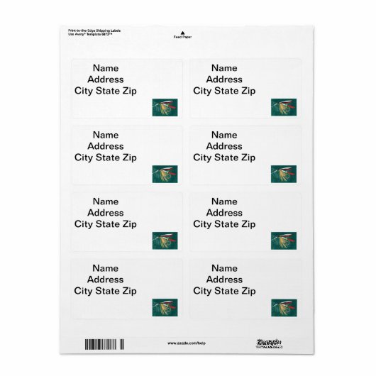 Forellenfliege Fliegenfliege auf grüner (Vorne)