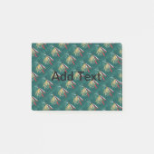 Forellenfliege Fliegenfliege auf grüner Post-it Klebezettel (Vorderseite)