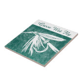 Forellenfliege "Green Net Fly"-Fliesen. Fliese (Seite)