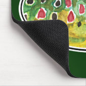 Forellenfliege Mousepad (Ecke)