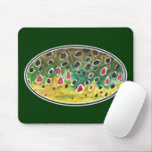 Forellenfliege Mousepad (Mit Mouse)