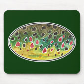 Forellenfliege Mousepad (Vorne)