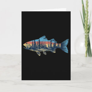 Forellenfliegenfischen Natur Outdoor Angler Wildli Karte