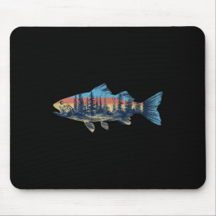 Forellenfliegenfischen Natur Outdoor Angler Wildli Mousepad