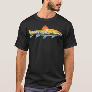 Forellenfliegenfischen Outdoor Wald Natur Wildtier T-Shirt