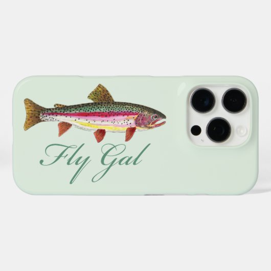 Forellenflyfischen Case-Mate iPhone Hülle (Rückseite (Horizontal))