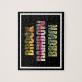 Forellenhäute des Bachs, Regenbogen, Braunen Puzzle (Vertikal)