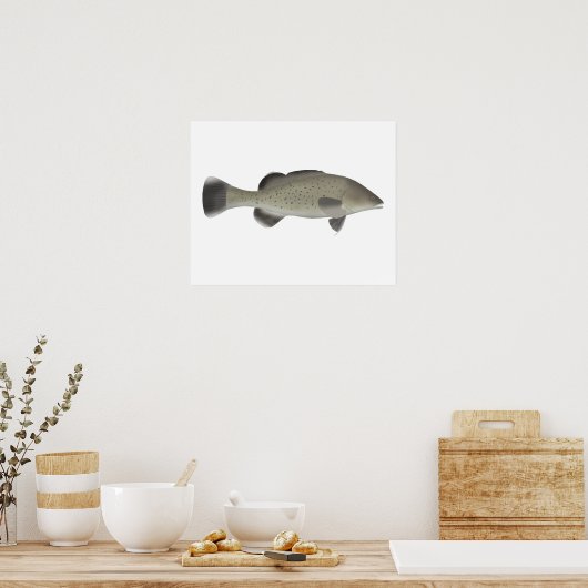 Forellenkrebs Poster (Küche)
