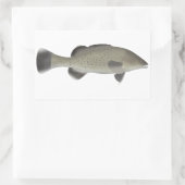 Forellenkrebs Rechteckiger Aufkleber (Tasche)