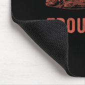 Forellenleben-Angeln-Novelty-Angler-Geschenk Mousepad (Ecke)