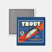 Forellenmarke Magnet (Vorderseite/Rückseite)