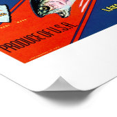 Forellenmarke Poster (Ecke)