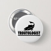 Forellenologe - Humoraler Forellenfisch Button (Vorne & Hinten)