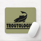 Forellenologe - Humoraler Forellenfisch Mousepad (Mit Mouse)