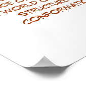 Forellenplakat Poster (Ecke)