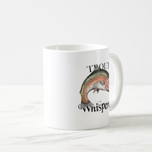 ForellenWhisperer Kaffeetasse (VorderseiteRechts)