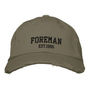Foreman Bestickte Kappe